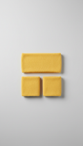 Sweatband Duo Pack in Sunbeam Yellow