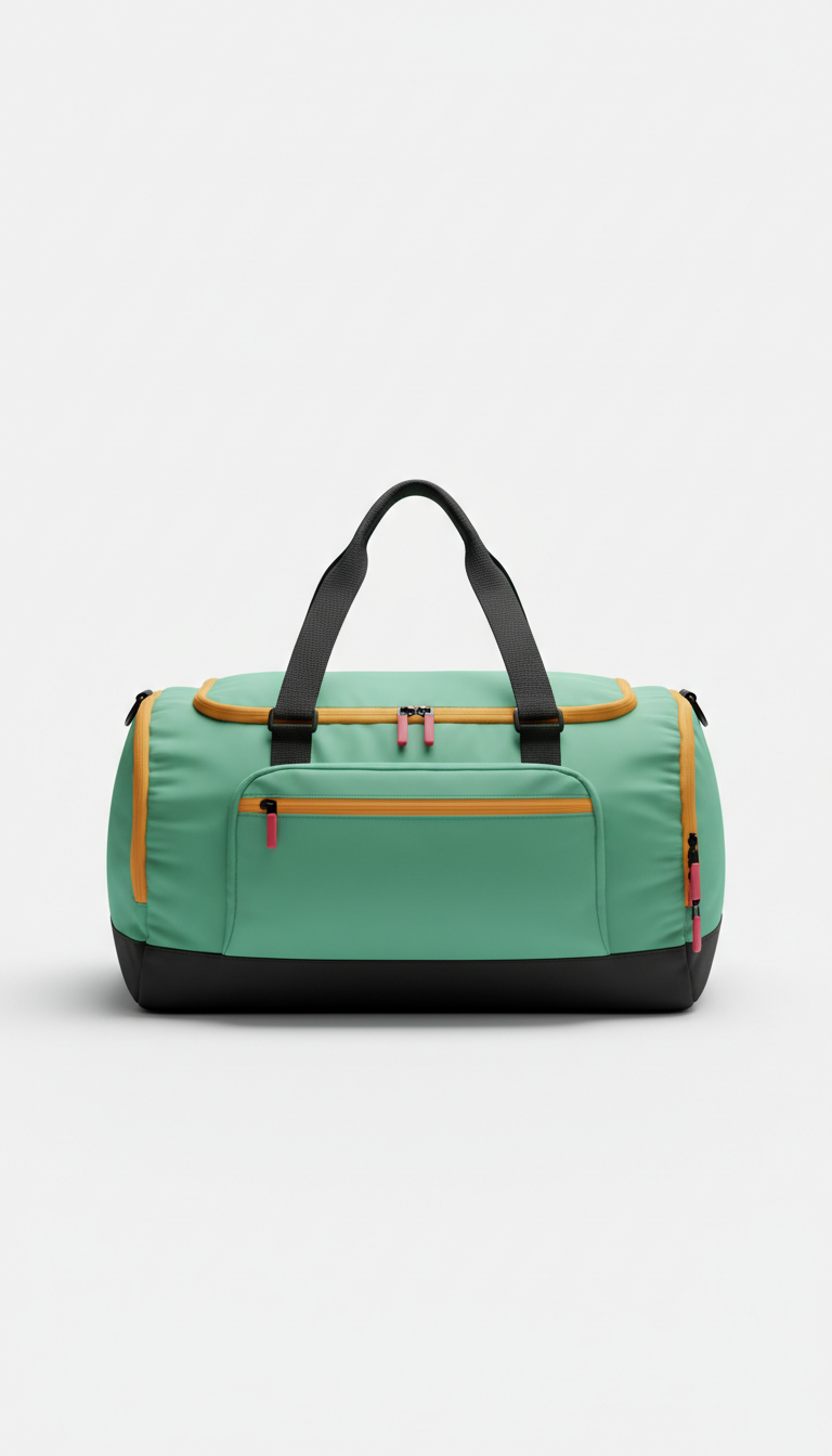 Sports Duffel Bag in Fresh Mint